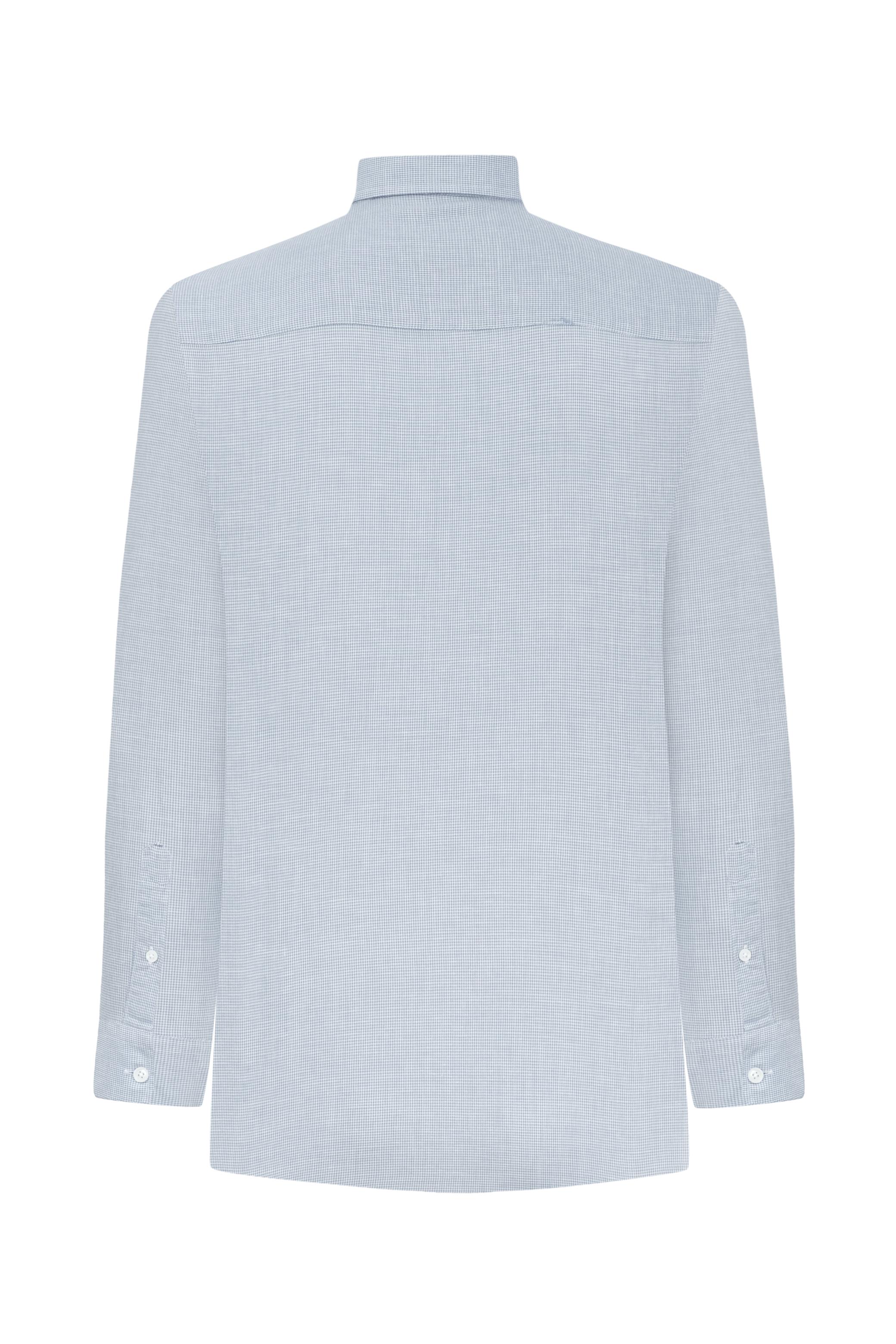 KARELİ REGULAR FIT KETEN GÖMLEK