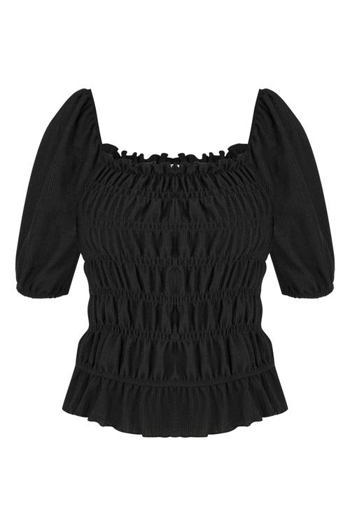  BÜZGÜLÜ DÜŞÜK OMUZ BLUZ