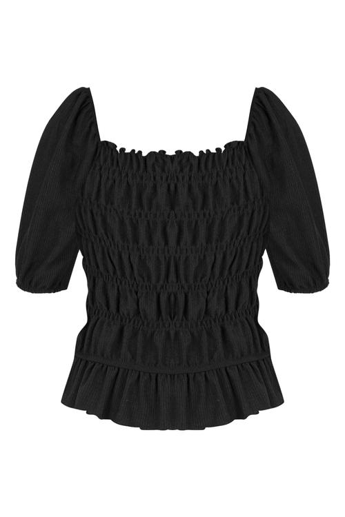  BÜZGÜLÜ DÜŞÜK OMUZ BLUZ