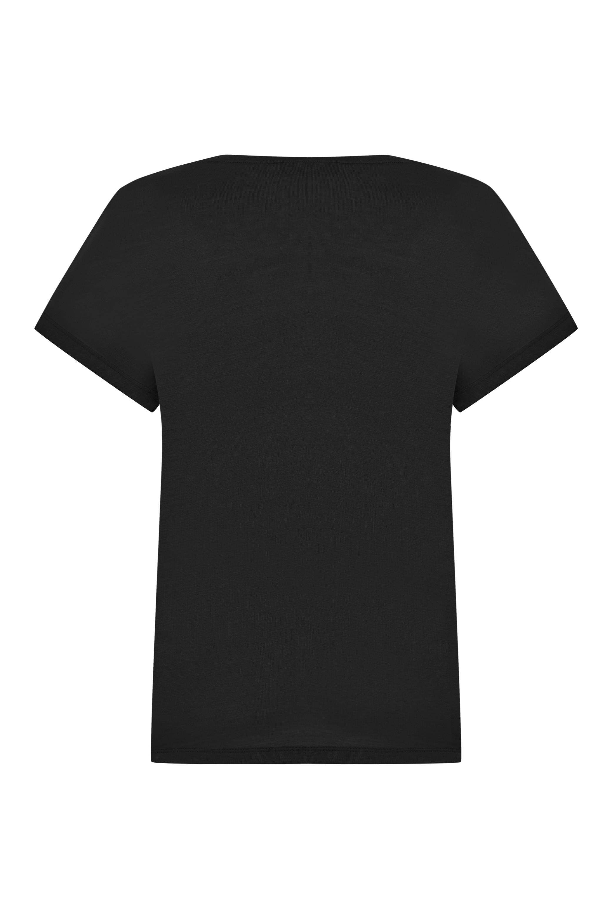 V YAKA BASIC T-SHIRT