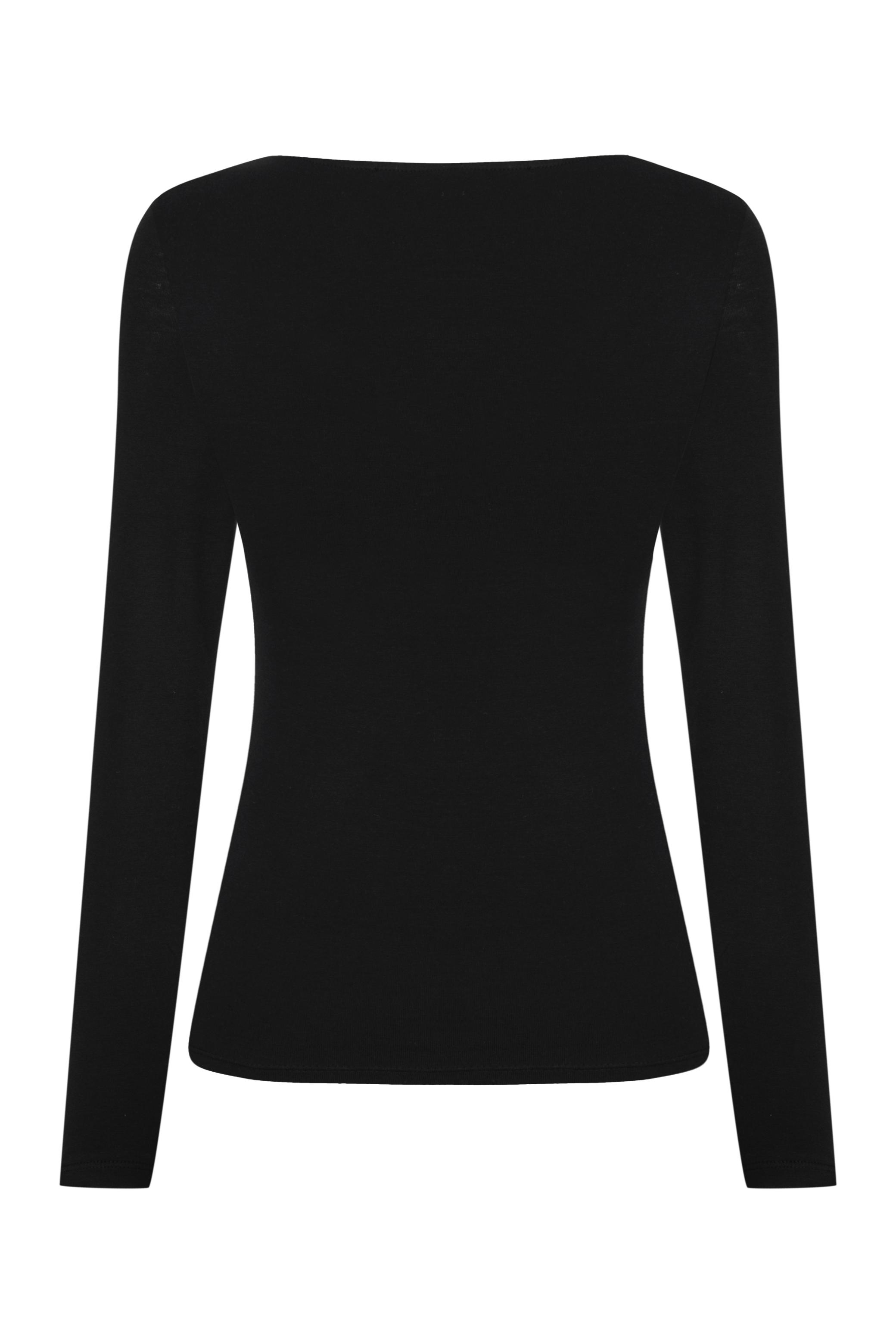 V YAKA UZUN KOLLU T-SHIRT