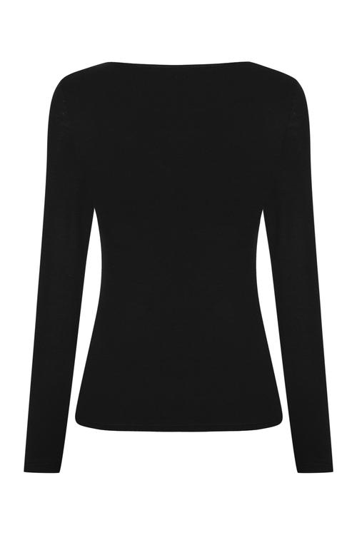  V YAKA UZUN KOLLU T-SHIRT