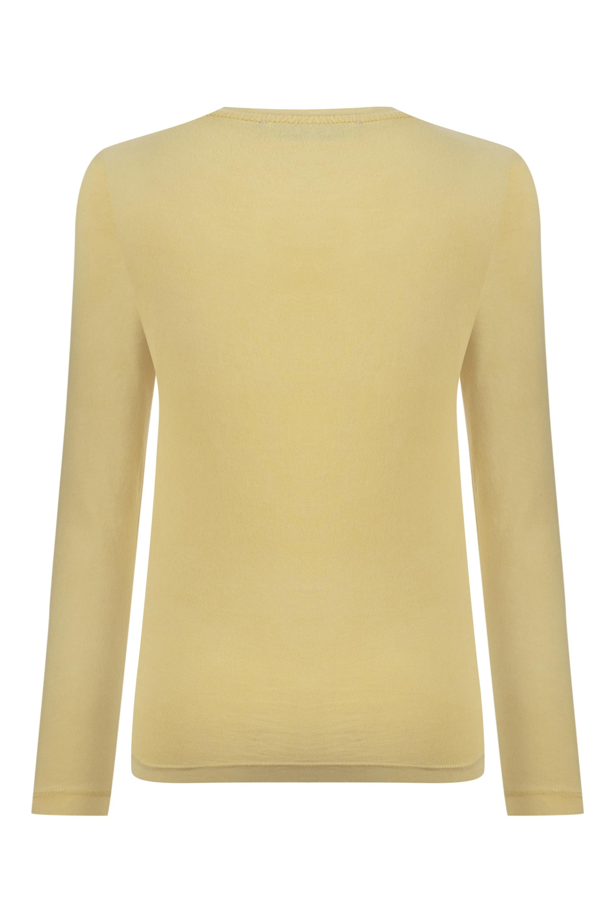 BİSİKLET YAKA UZUN KOLLU  BASIC T-SHIRT