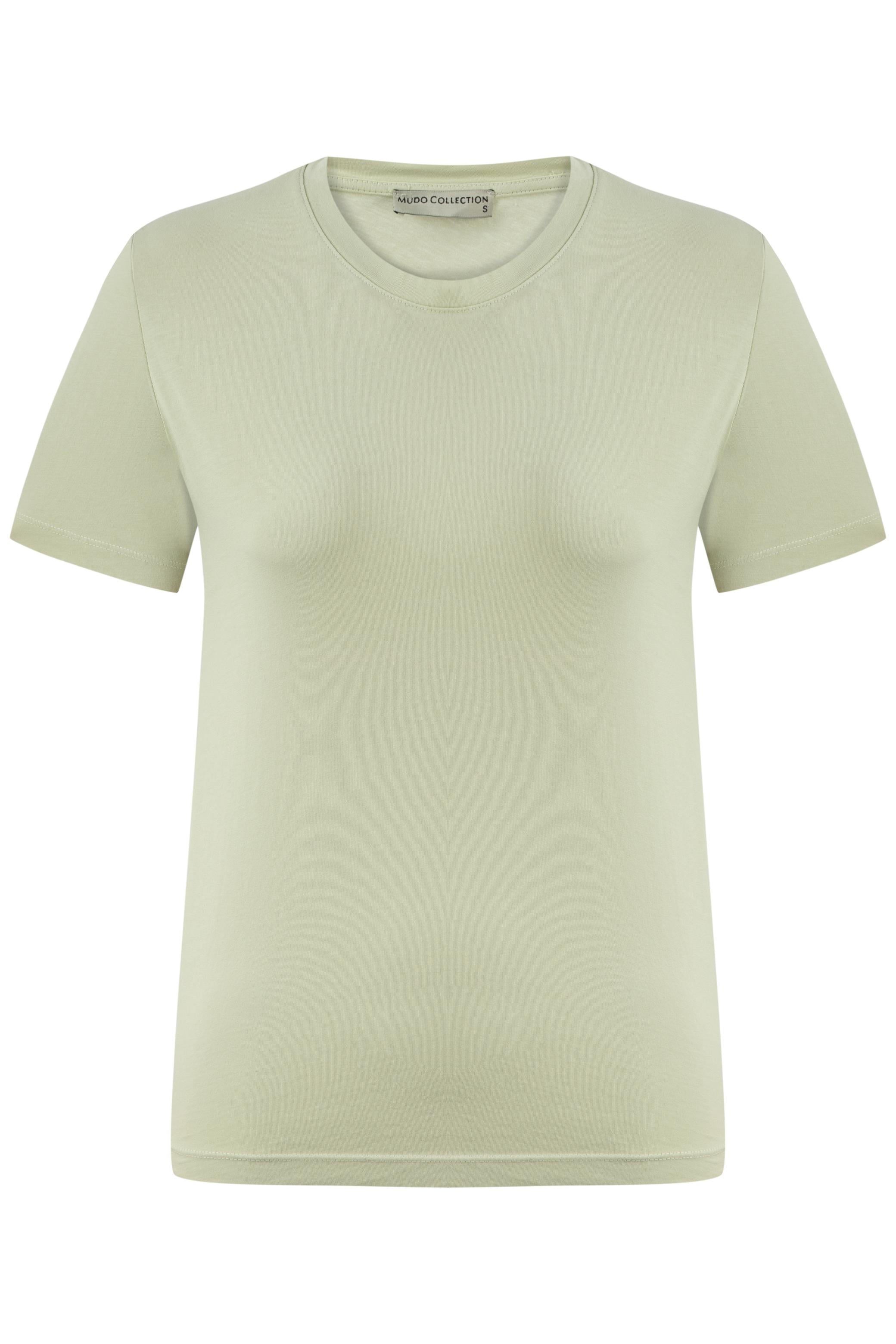 BİSİKLET YAKA KISA KOLLU BASIC T-SHIRT