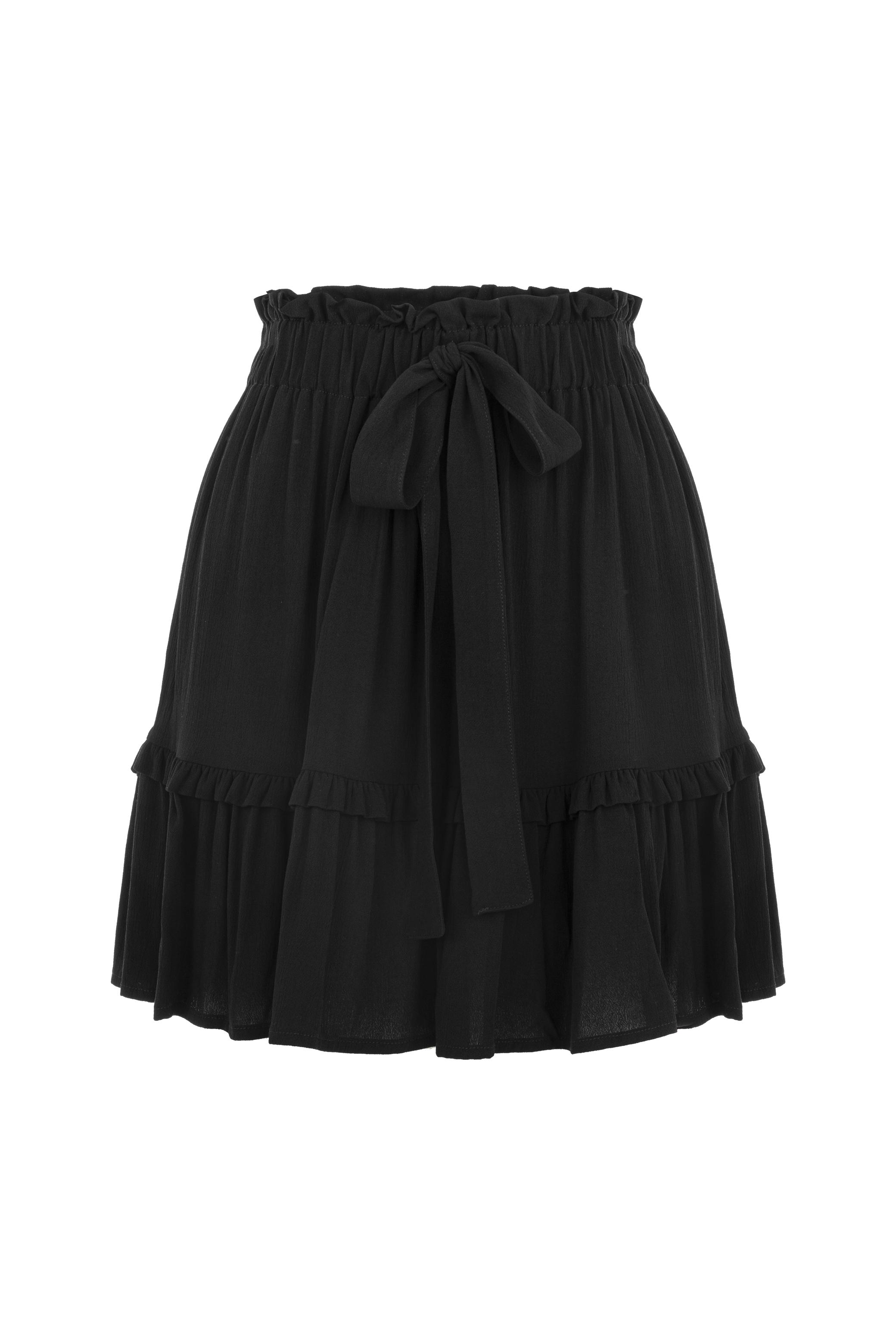 BELİ KUŞAKLI MİNİ KLOŞ ETEK