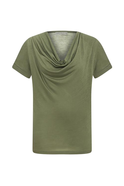  DEGAJE YAKA KISA KOLLU BLUZ