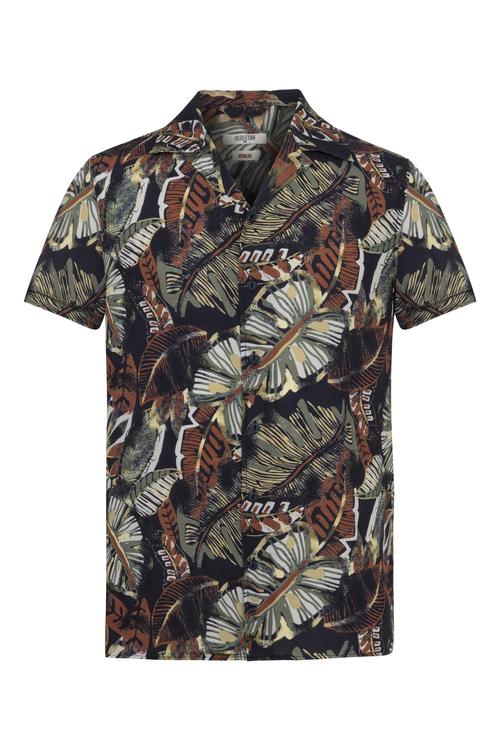  DESENLİ KISA KOLLU REGULAR FIT GÖMLEK