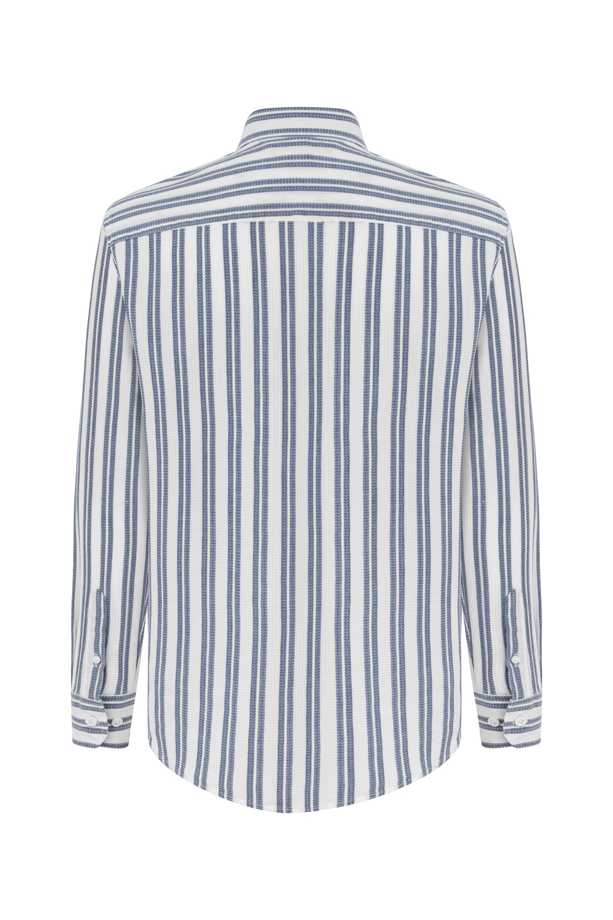 LİYOSEL KARIŞIMLI REGULAR FIT GÖMLEK