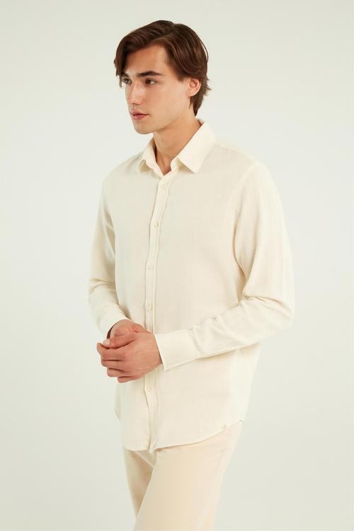  ORGANİK PAMUK REGULAR FIT GÖMLEK