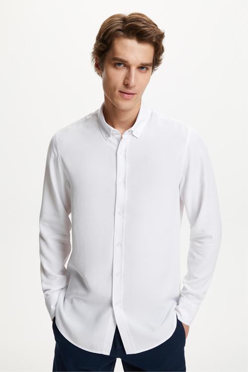  REGULAR FIT LİYOSEL GÖMLEK