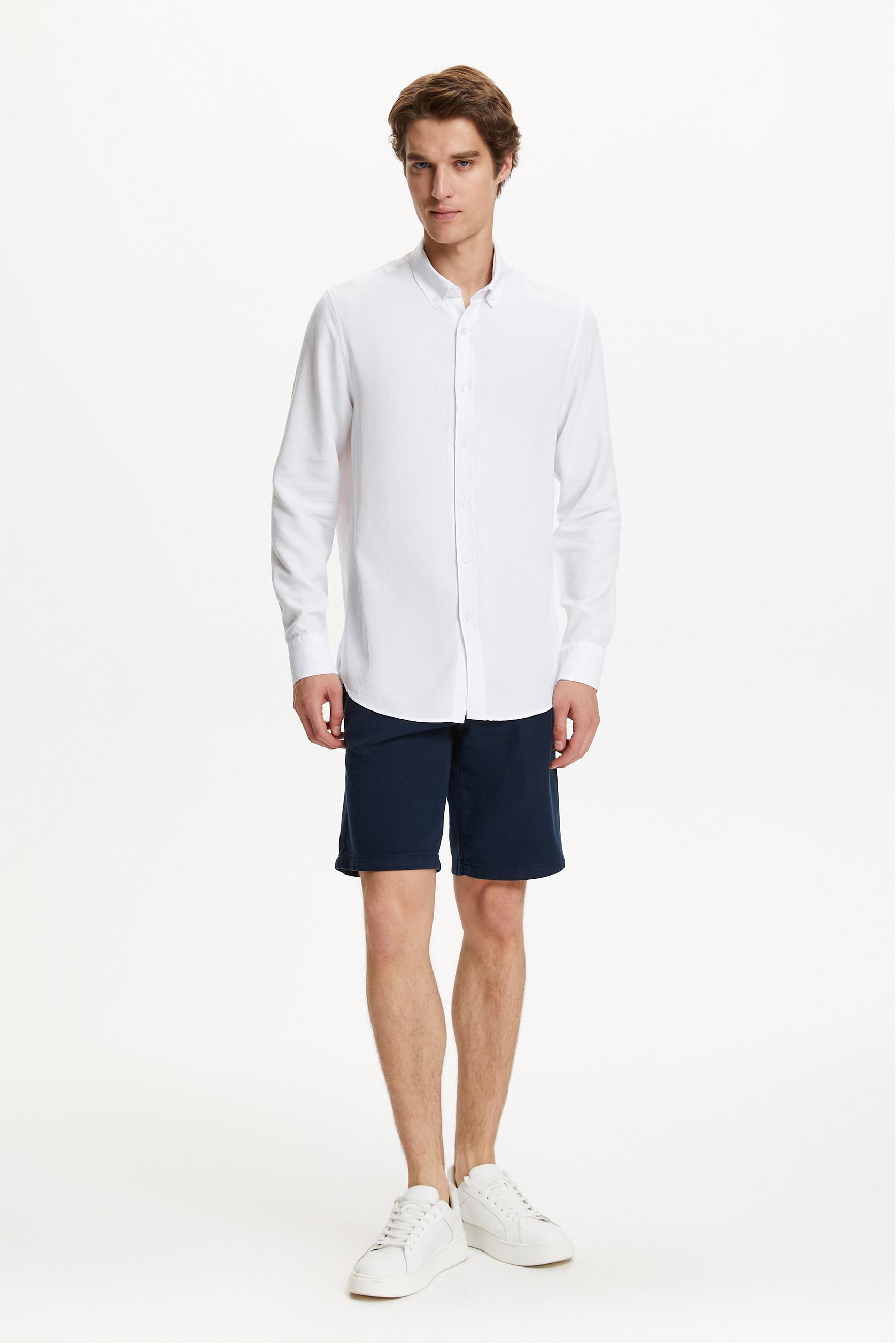 REGULAR FIT LİYOSEL GÖMLEK