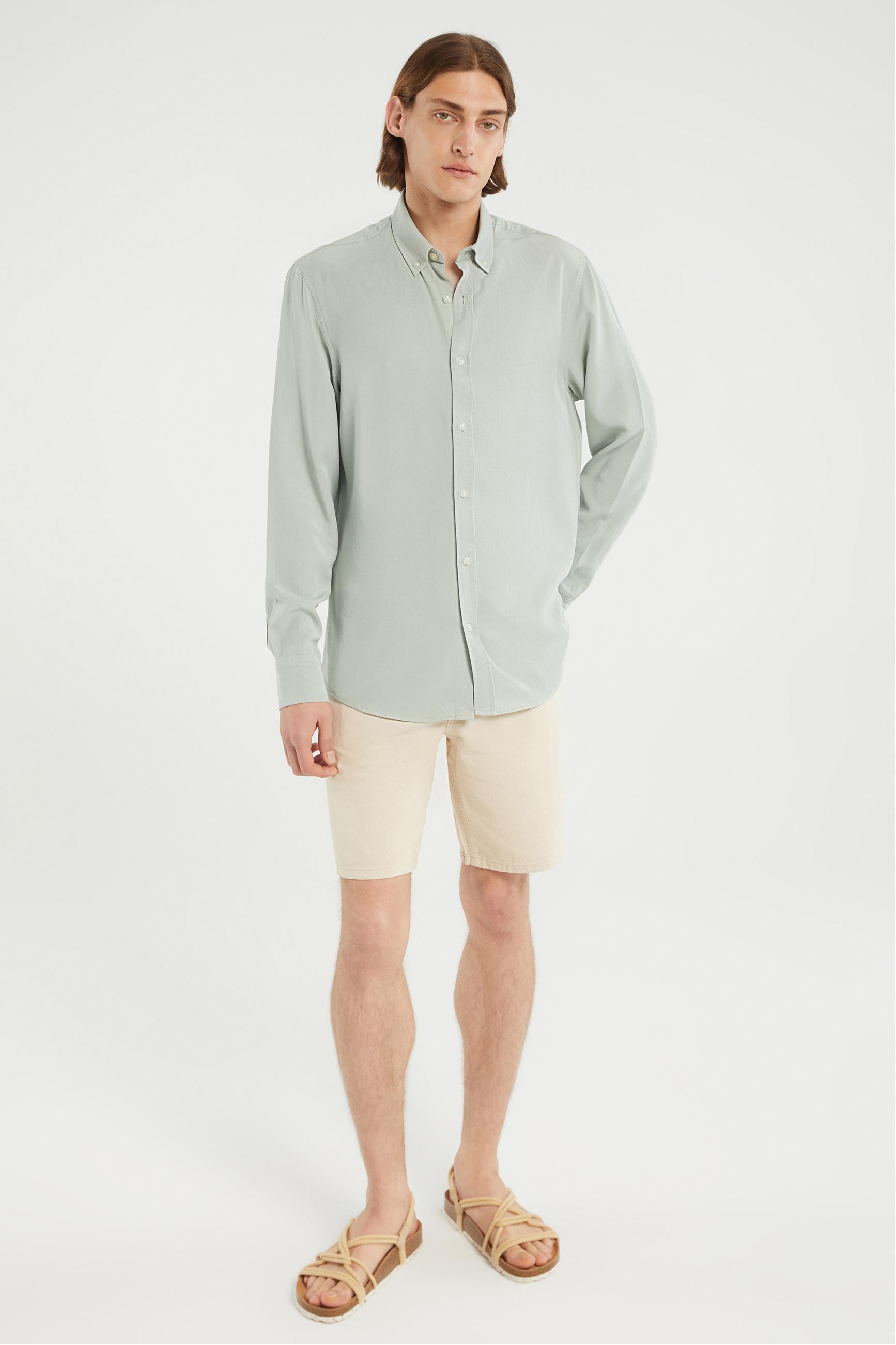 REGULAR FIT LİYOSEL GÖMLEK