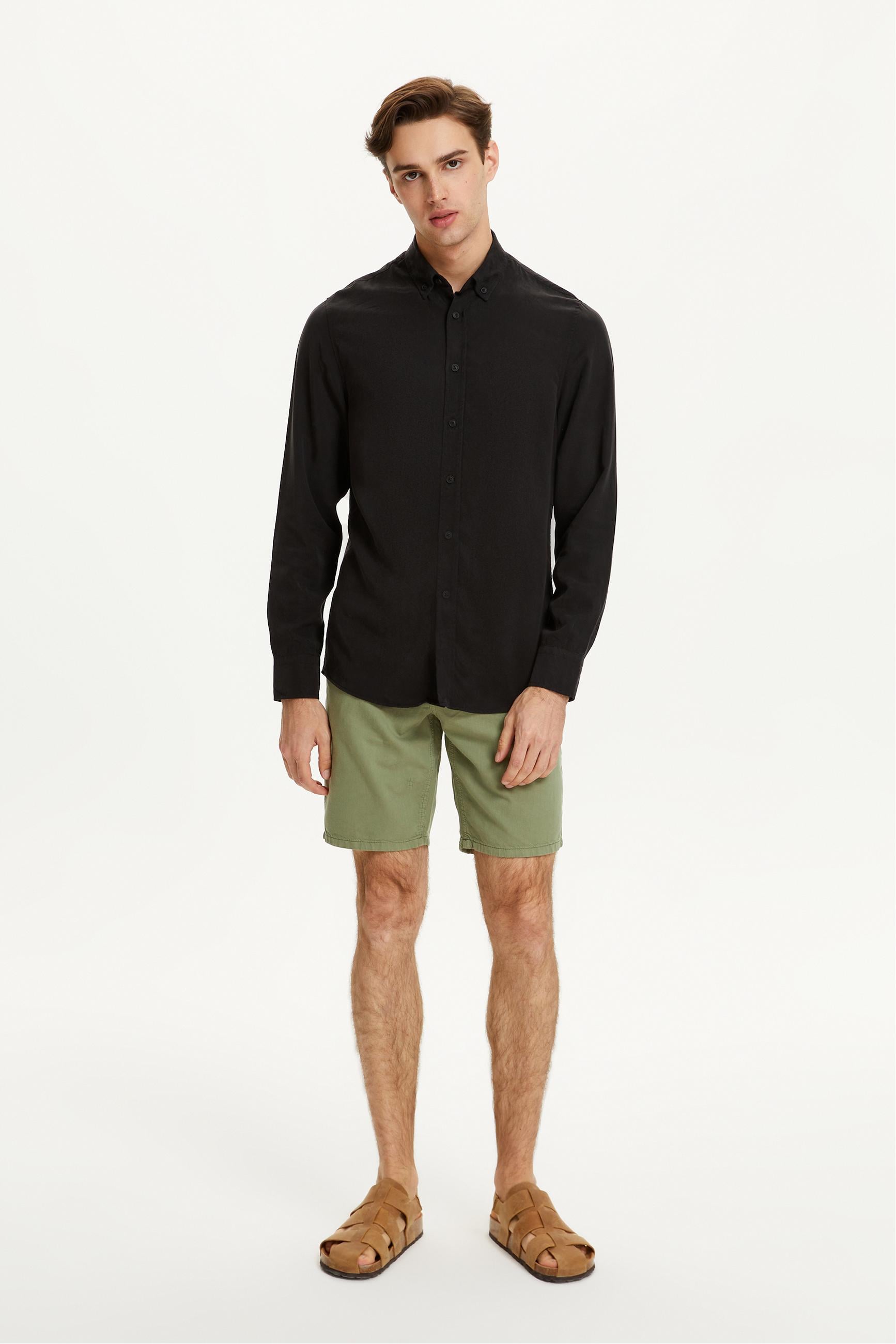 REGULAR FIT LİYOSEL GÖMLEK