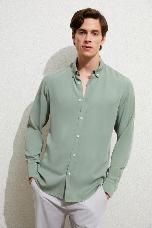  REGULAR FIT LİYOSEL GÖMLEK