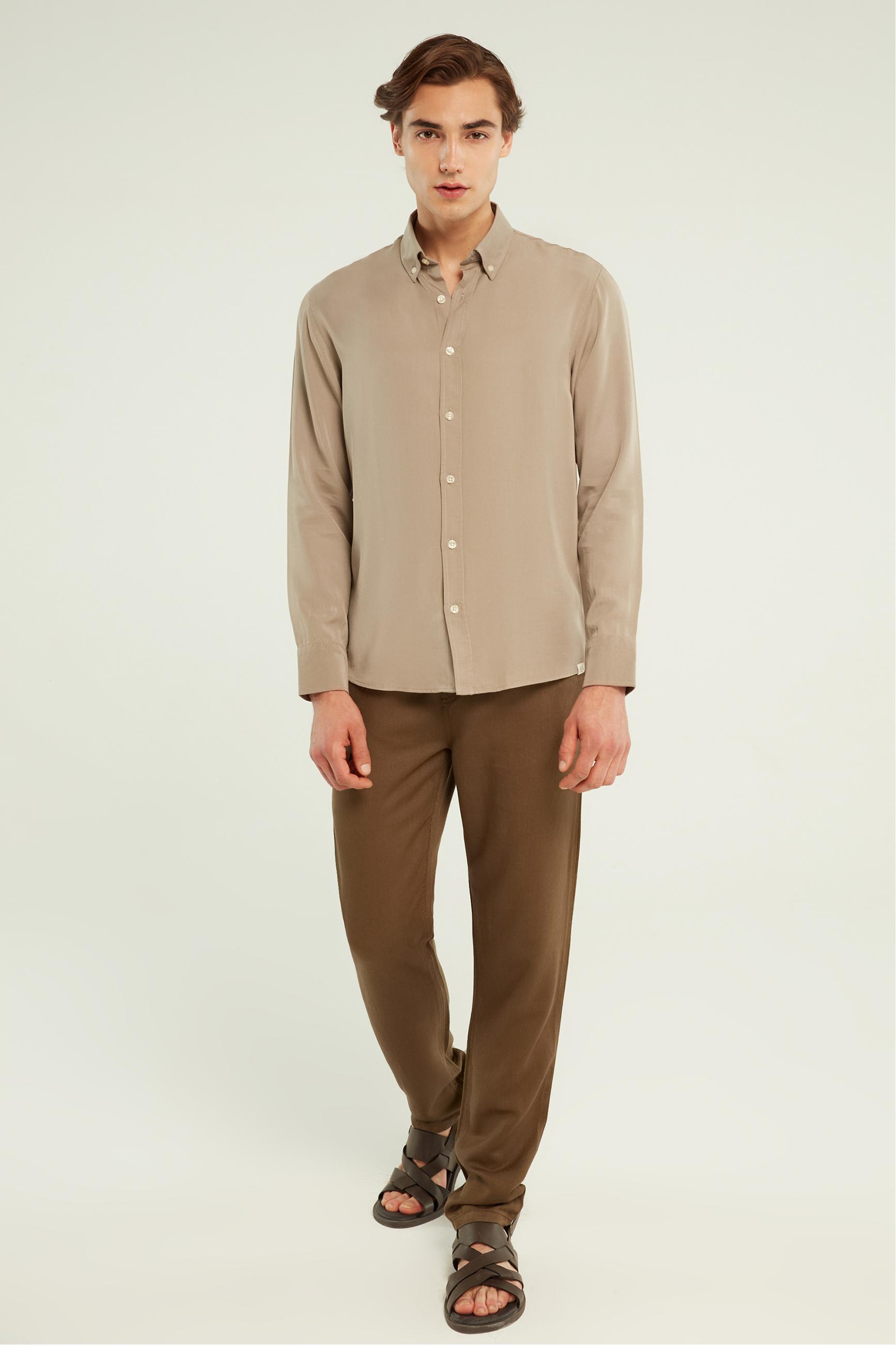 REGULAR FIT LİYOSEL GÖMLEK