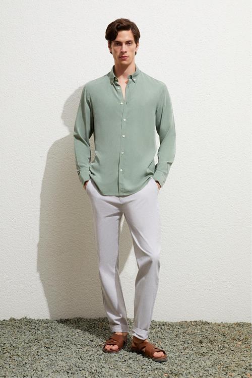  REGULAR FIT LİYOSEL GÖMLEK