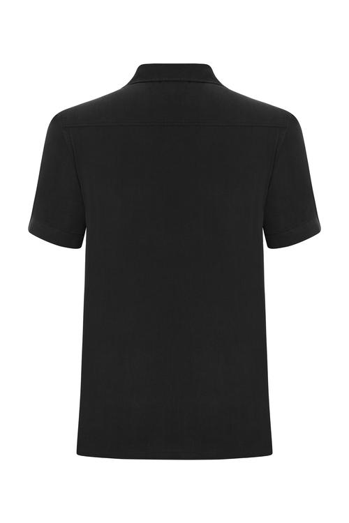  KISA KOLLU REGULAR FIT LİYOSEL GÖMLEK