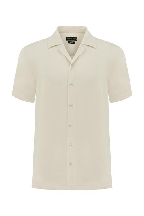  KISA KOLLU REGULAR FIT LİYOSEL GÖMLEK