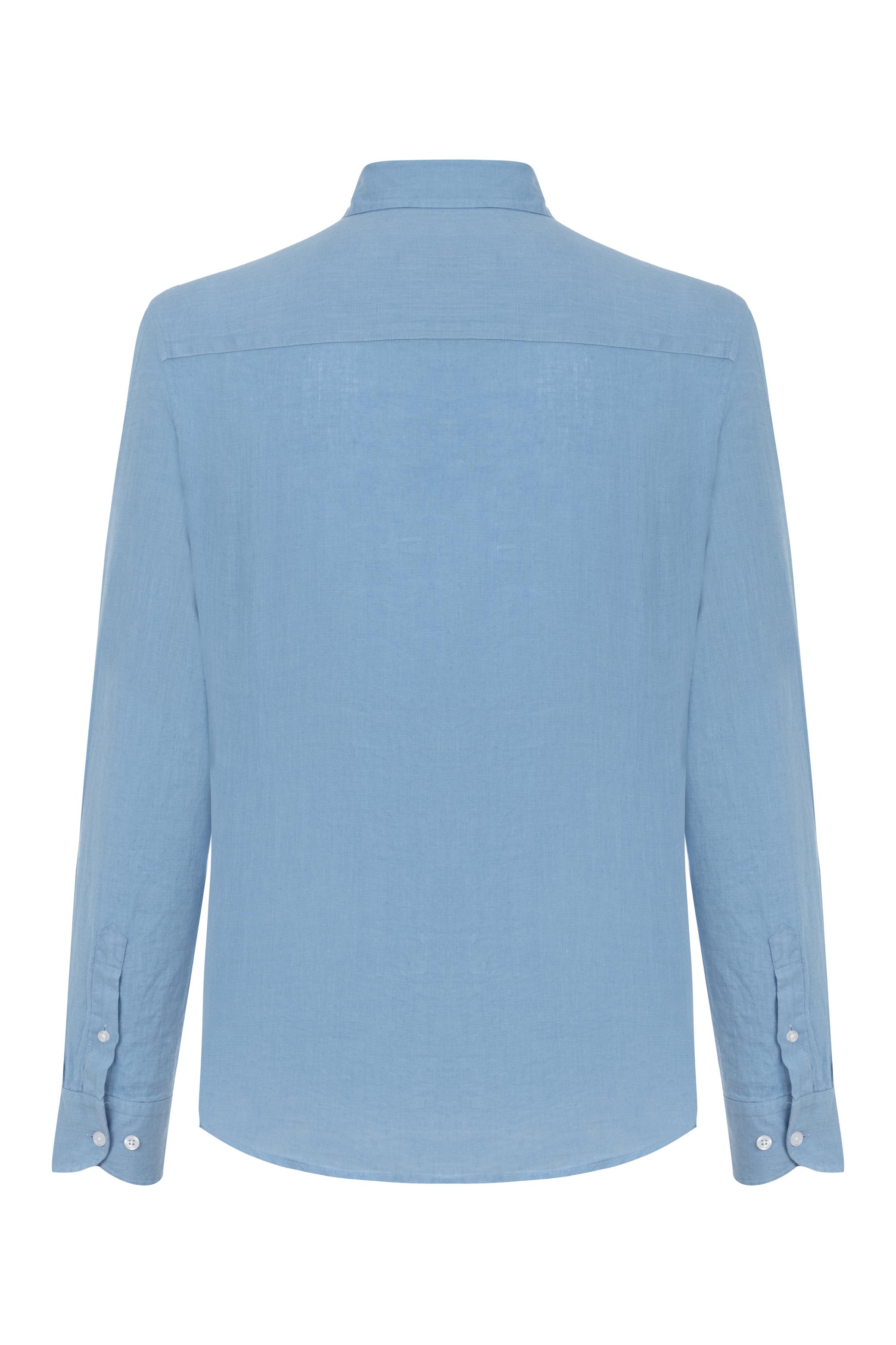 SLIM FIT KETEN GÖMLEK