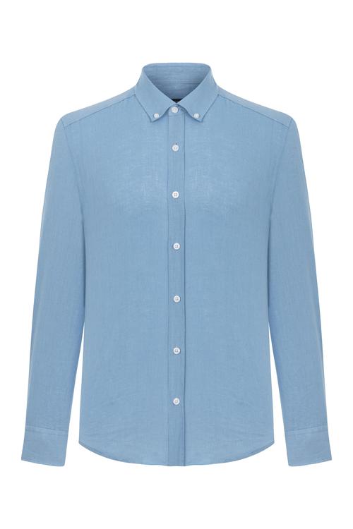  SLIM FIT KETEN GÖMLEK