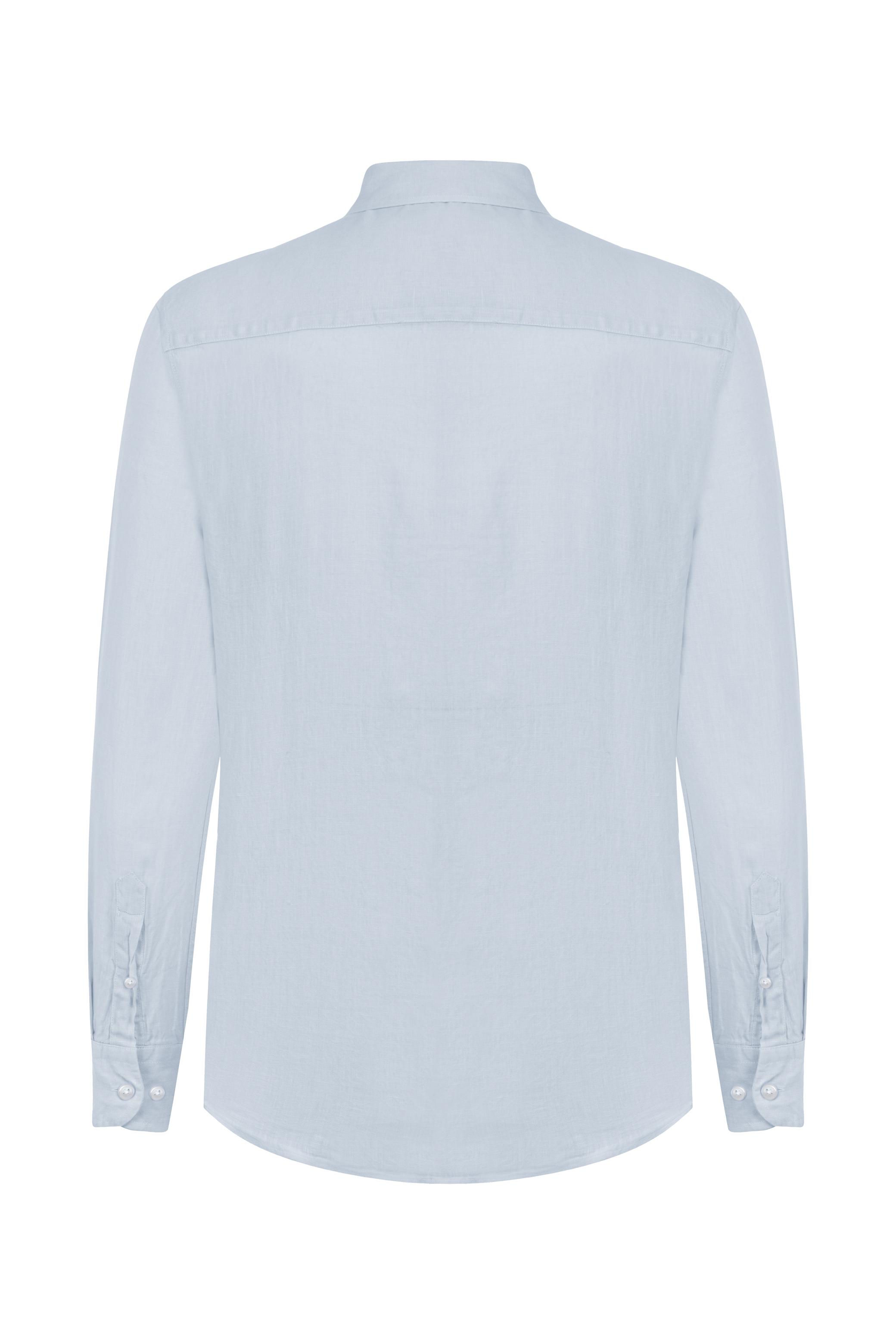 REGULAR FIT KETEN GÖMLEK