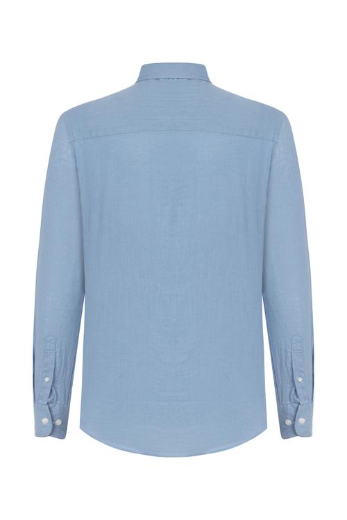  REGULAR FIT KETEN GÖMLEK