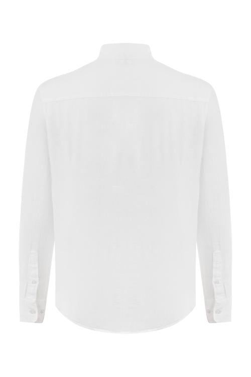  REGULAR FIT KETEN GÖMLEK