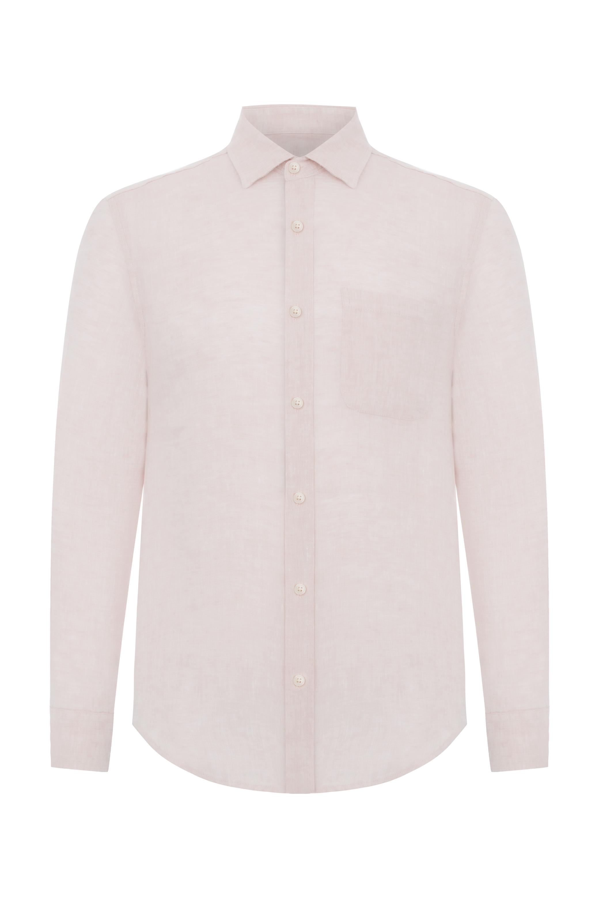 REGULAR FIT KETEN GÖMLEK