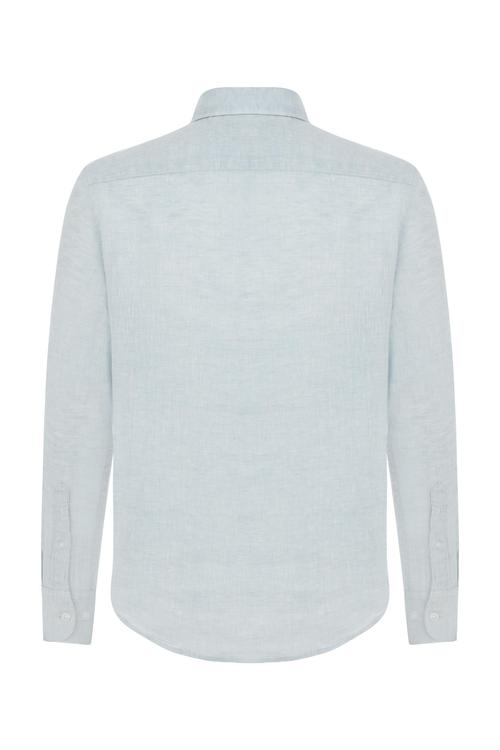  REGULAR FIT KETEN GÖMLEK