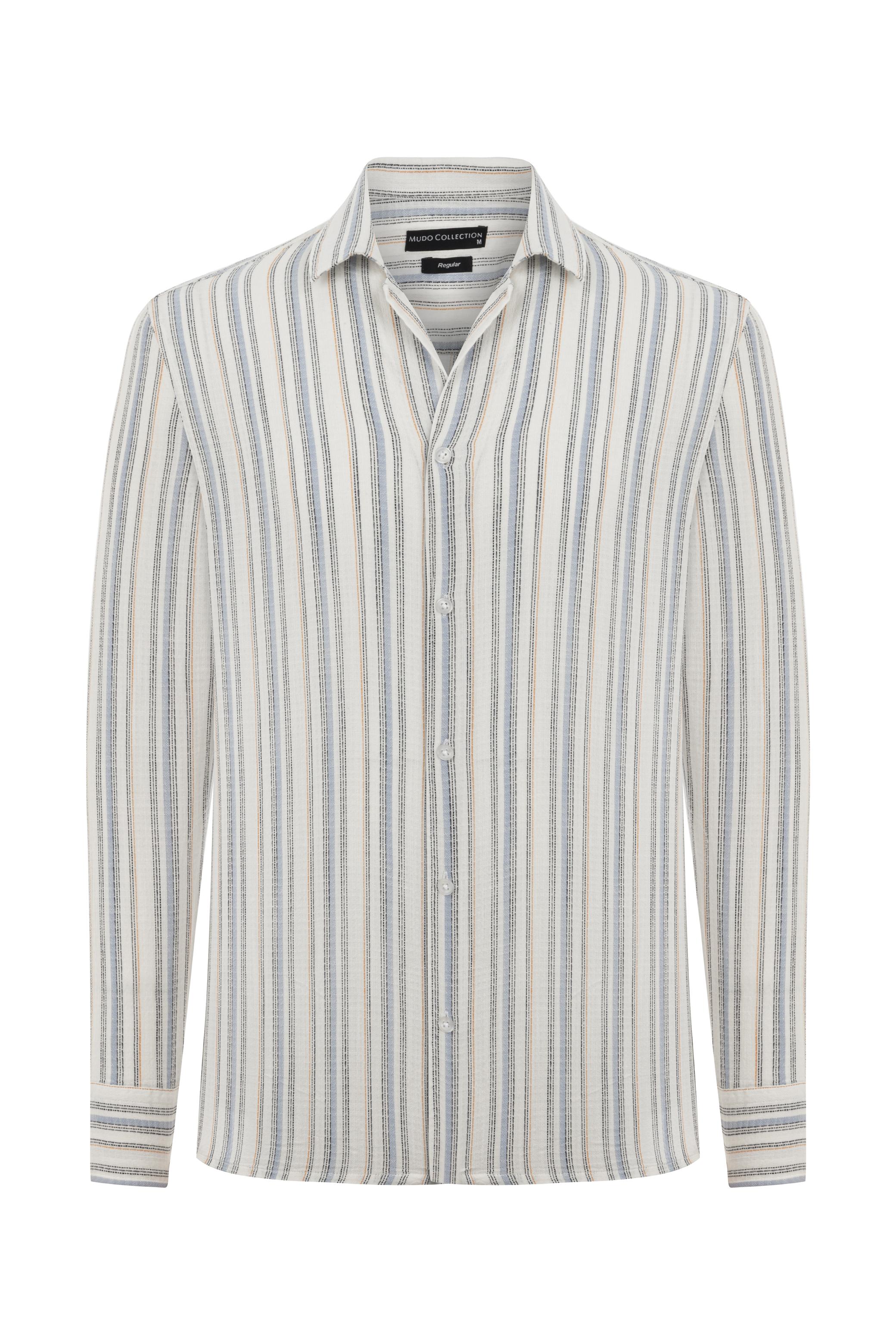 ÇİZGİLİ REGULAR FIT GÖMLEK