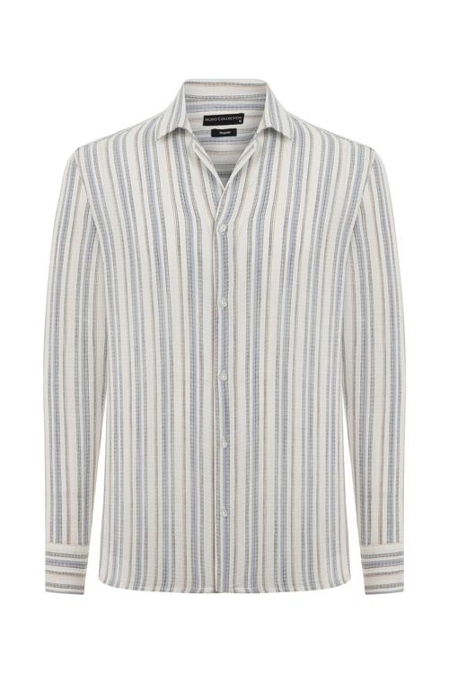  ÇİZGİLİ REGULAR FIT GÖMLEK