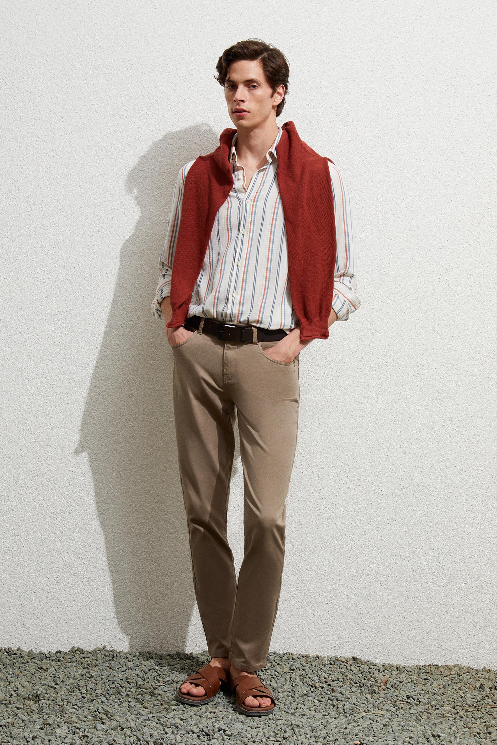 ÇİZGİLİ REGULAR FIT GÖMLEK