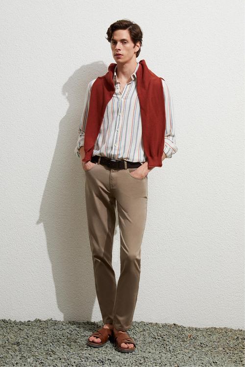  ÇİZGİLİ REGULAR FIT GÖMLEK