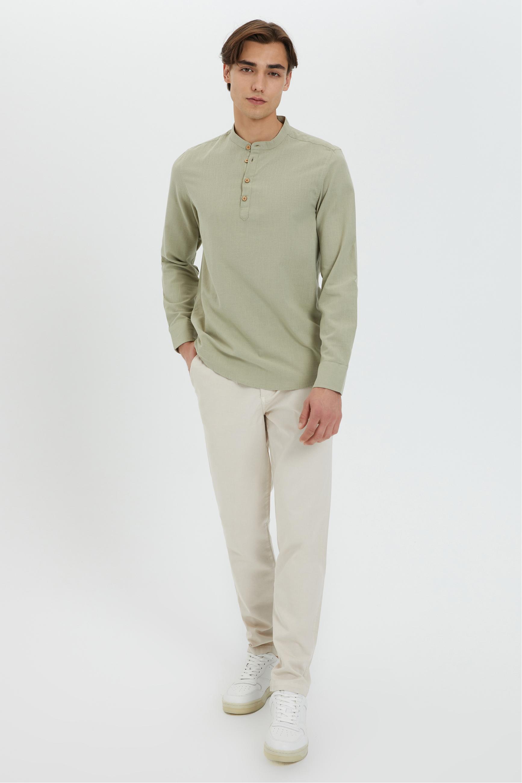 HAKİM YAKA REGULAR FIT GÖMLEK