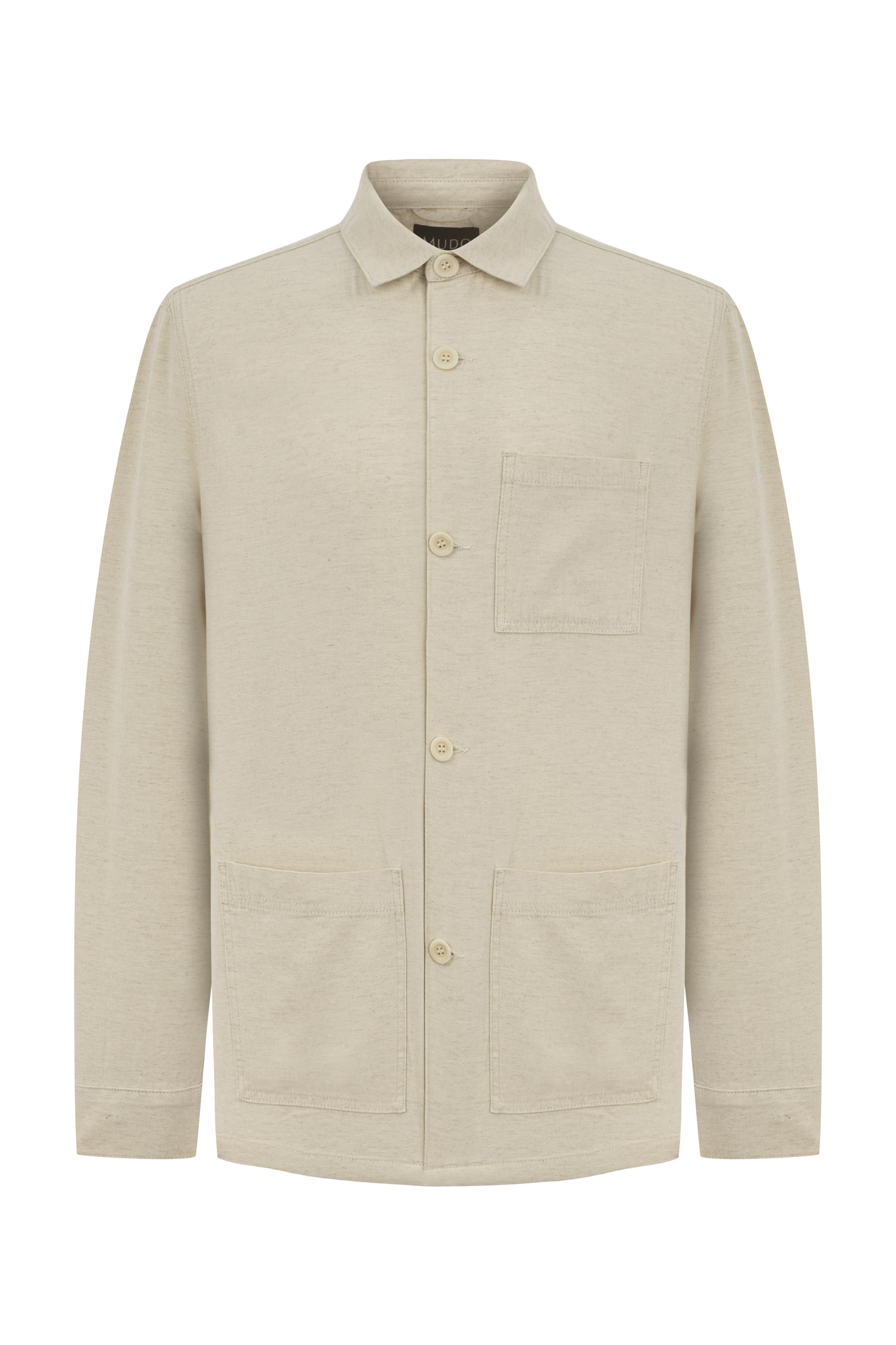 KETEN KARIŞIMLI CASUAL CEKET