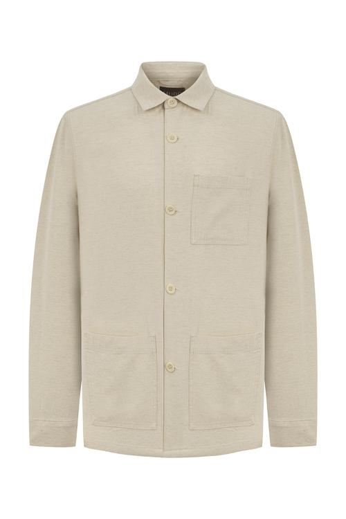  KETEN KARIŞIMLI CASUAL CEKET