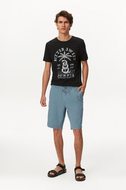  KETEN KARIŞIMLI ŞORT