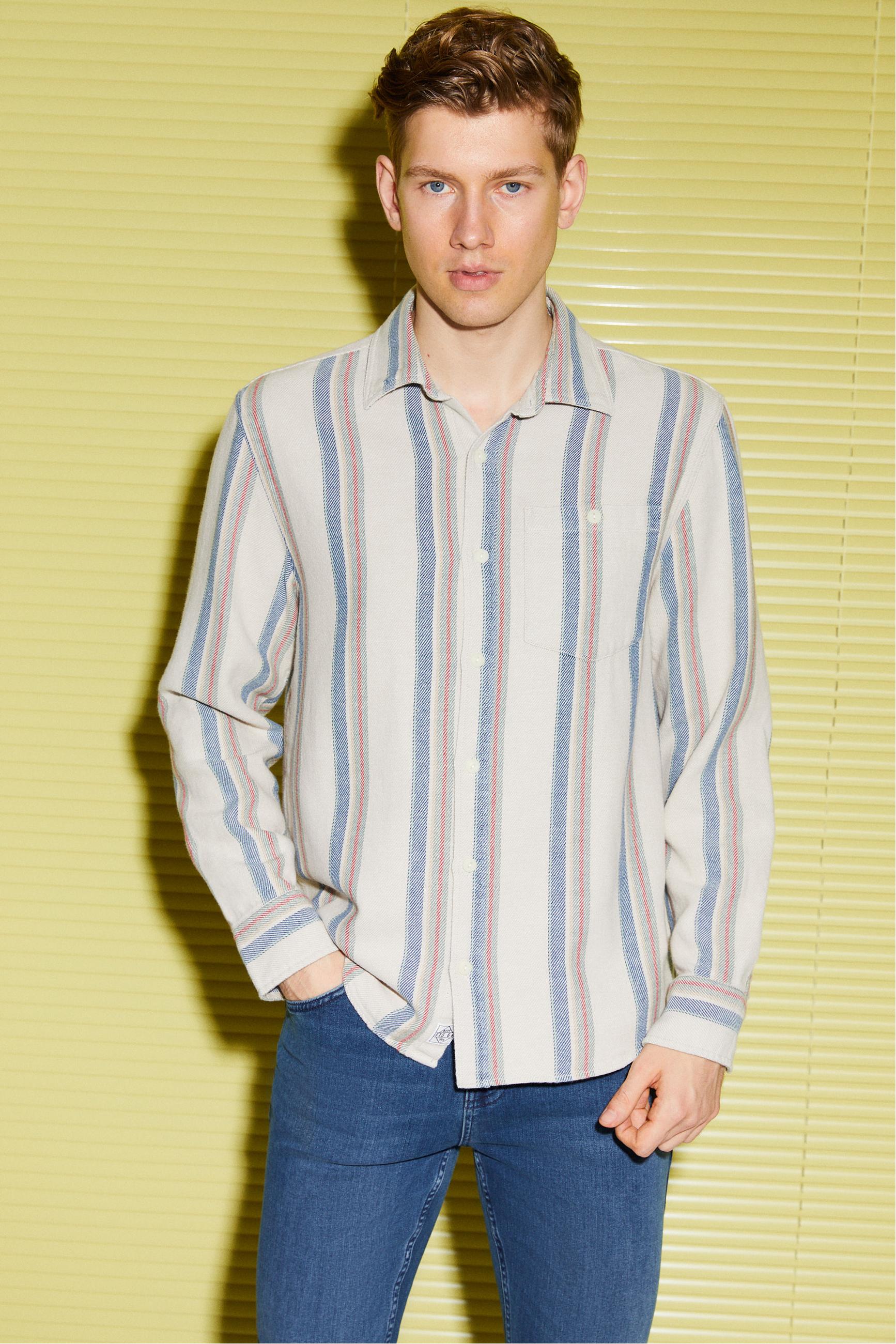 ÇİZGİLİ REGULAR FIT GÖMLEK