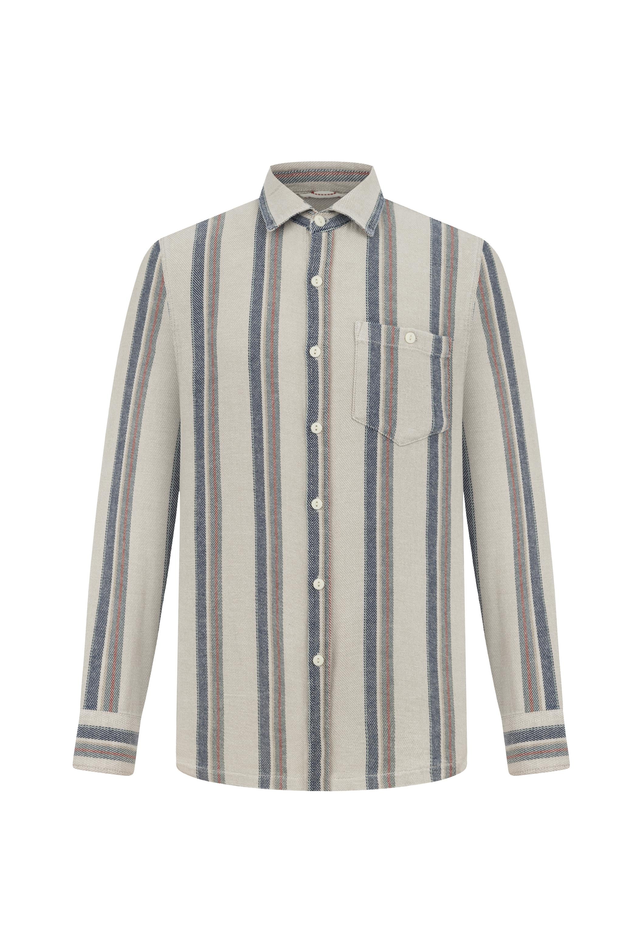 ÇİZGİLİ REGULAR FIT GÖMLEK