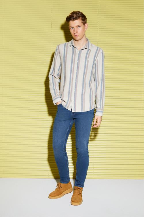  ÇİZGİLİ REGULAR FIT GÖMLEK