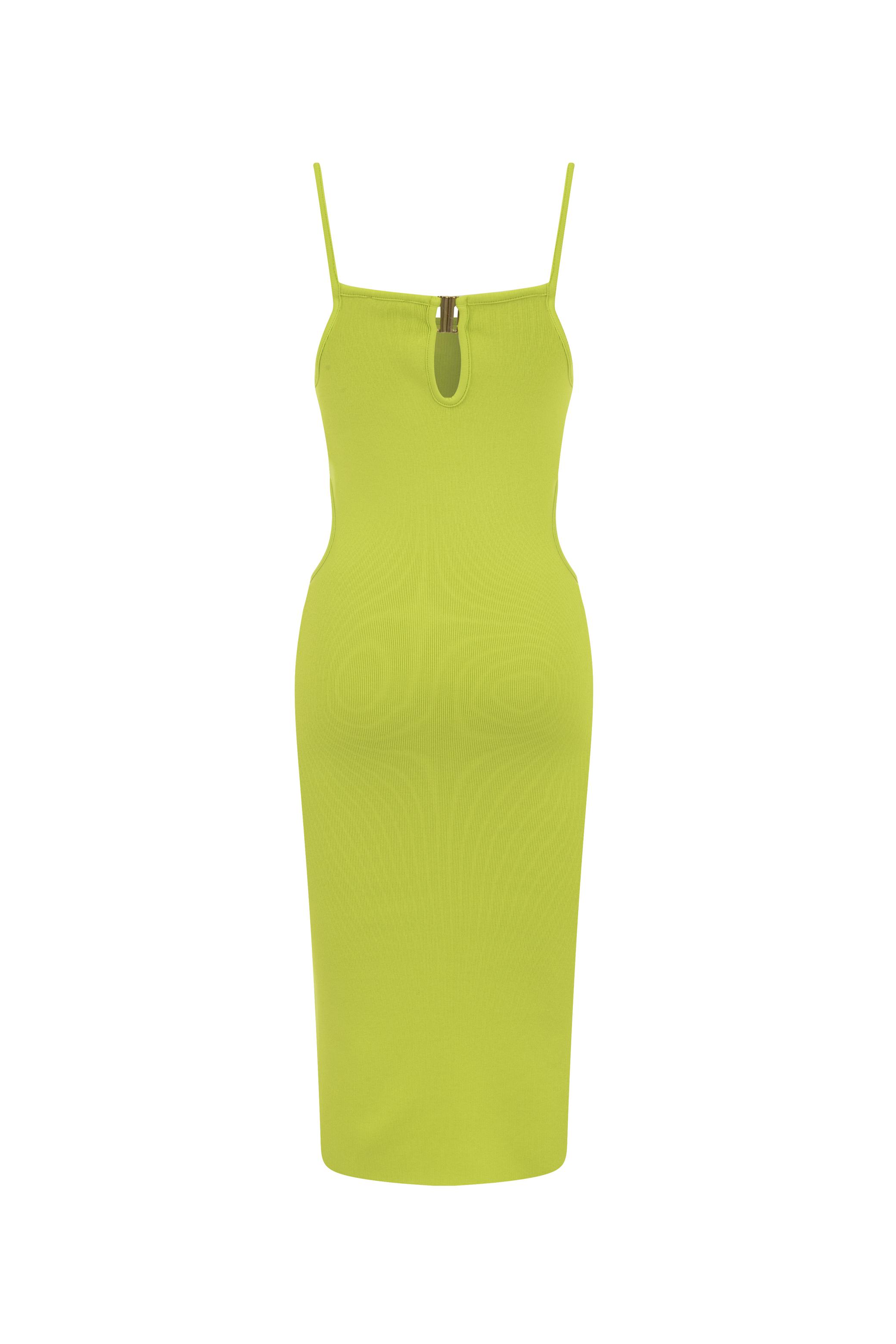 ASKILI DAR KESİM MİNİ ELBİSE