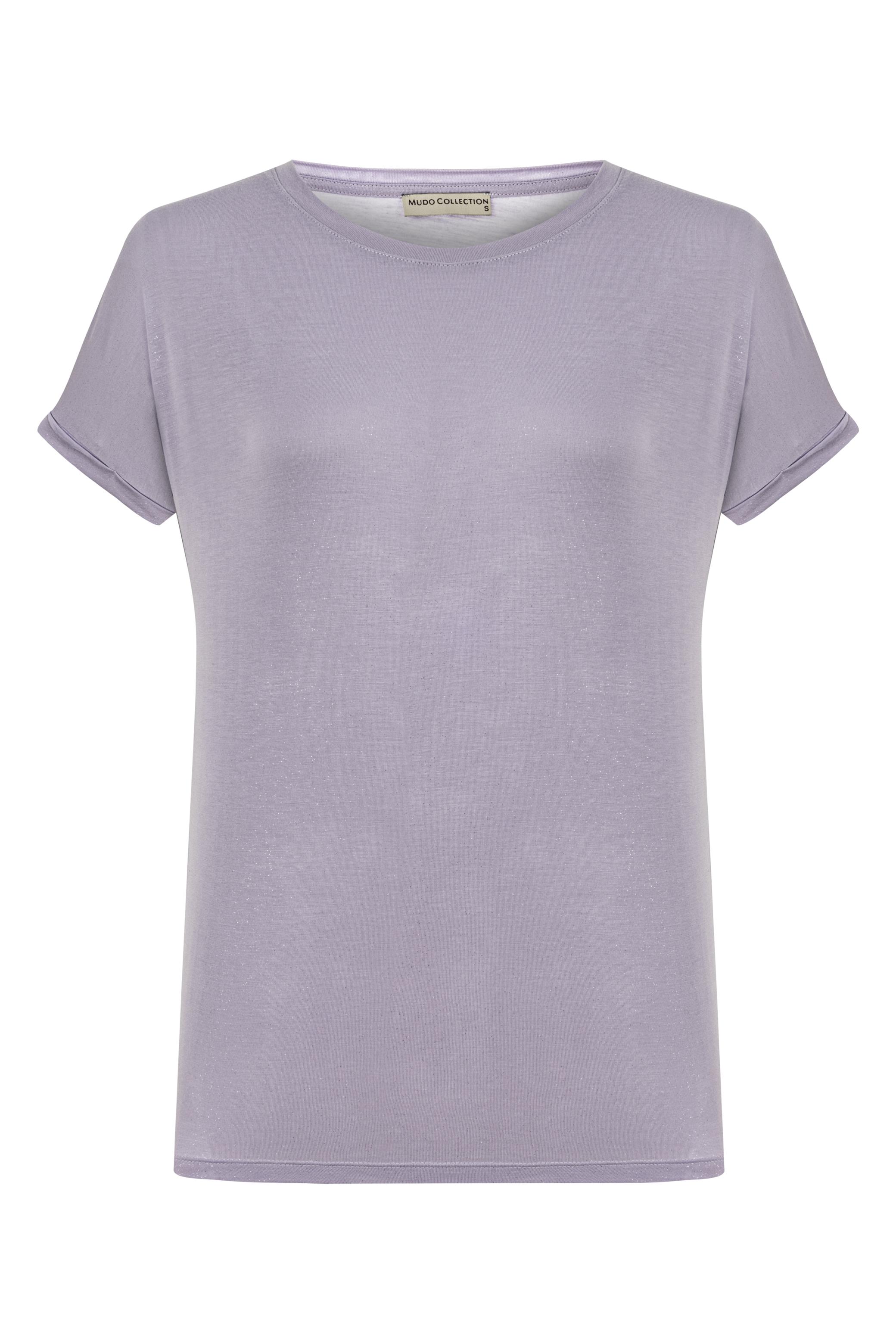 BİSİKLET YAKA KISA KOLLU VİSKON T-SHIRT