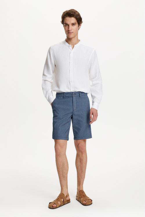  ÇİZGİLİ CHINO ŞORT