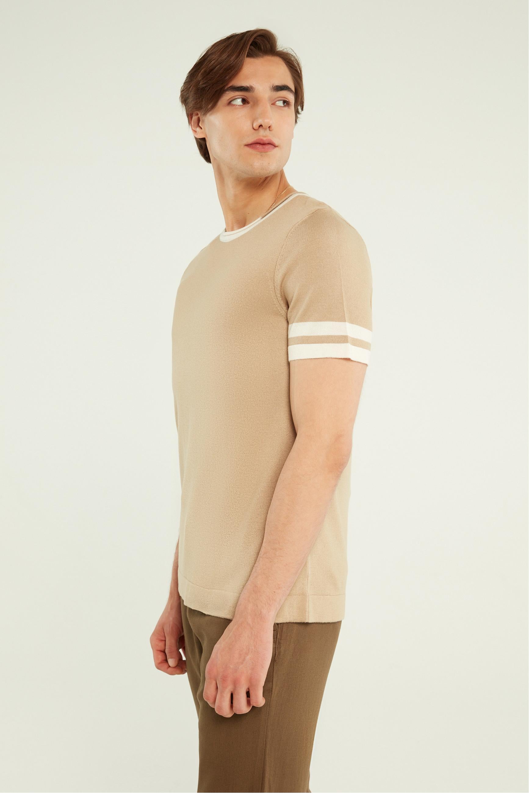 ÇİZGİLİ KISA KOLLU TRİKO