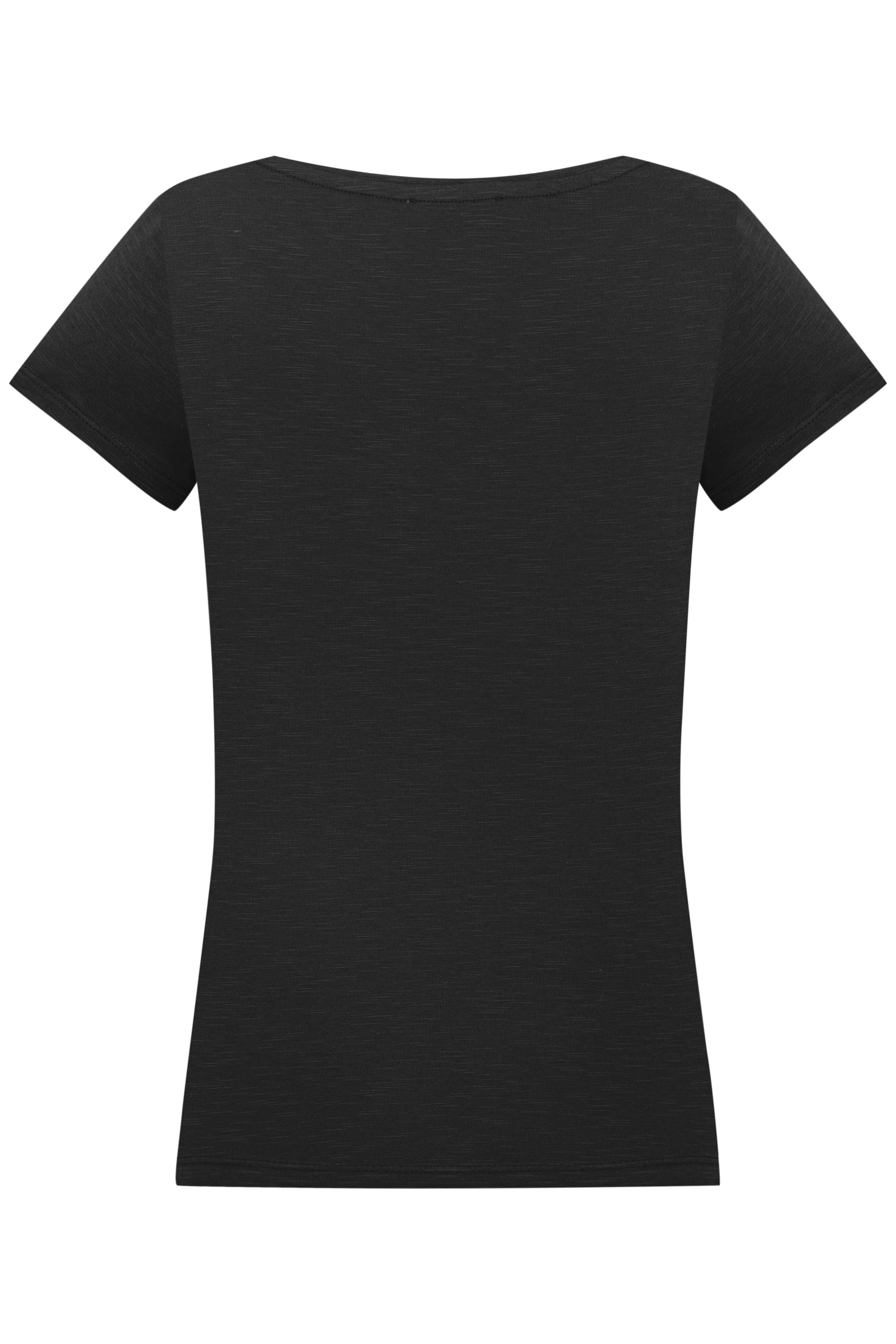 V YAKA KISA KOLLU T-SHIRT