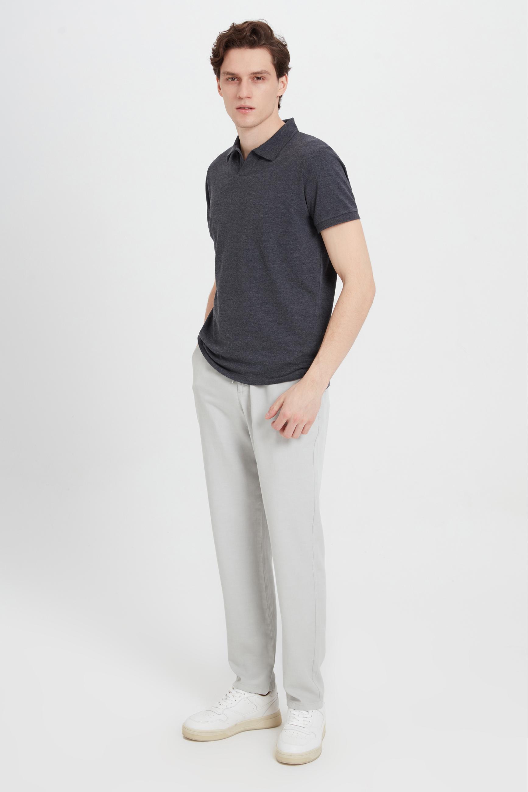 POLO YAKA KISA KOLLU T-SHIRT