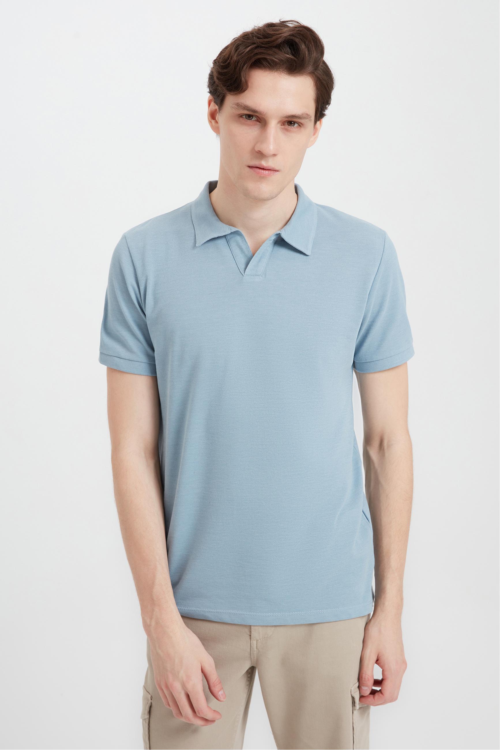 POLO YAKA KISA KOLLU T-SHIRT