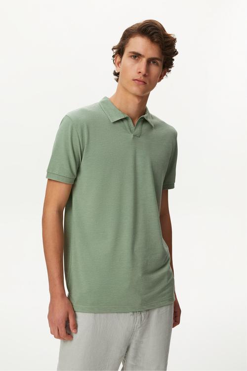  POLO YAKA KISA KOLLU T-SHIRT