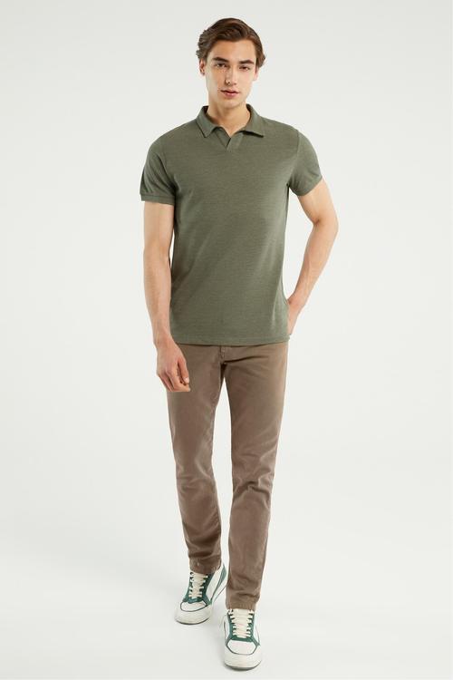  POLO YAKA KISA KOLLU T-SHIRT