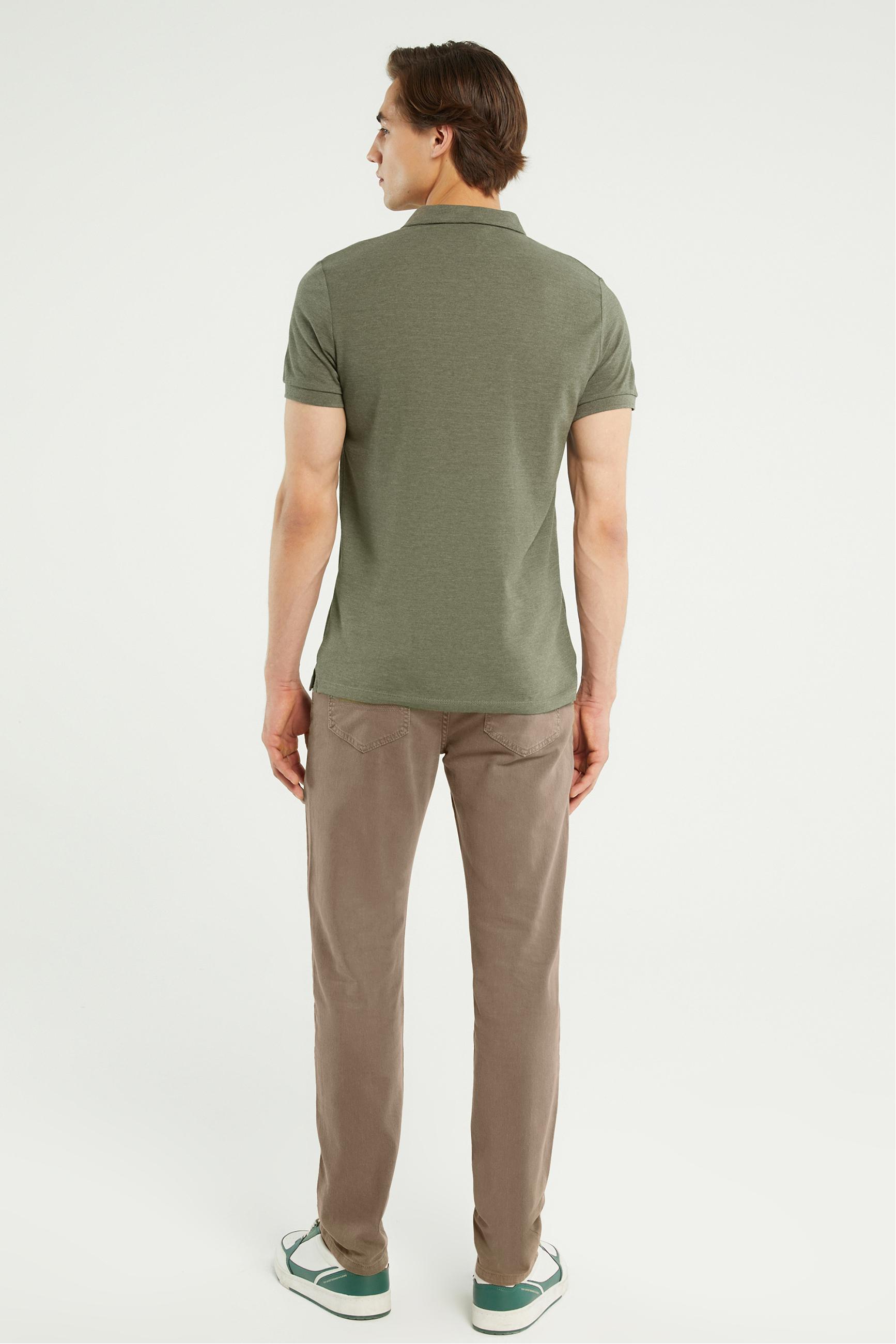 POLO YAKA KISA KOLLU T-SHIRT